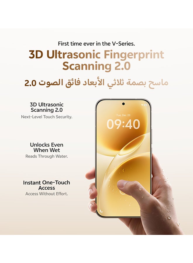 فيفو V70 ثنائي الشريحة 5G رمادي 8GB 256GB مع هدايا حصرية: شاحن TWS 90W، غطاء واقي، استبدال البطارية مجانًا لمدة 4 سنوات وضمان لمدة 24 شهرًا + 1 سنة استبدال الشاشة - نسخة الشرق الأوسط - Image 5