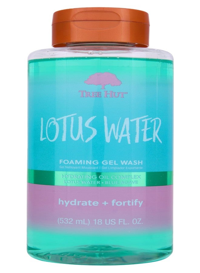 Tree Hut Lotus Water Wash Foaming Gel, Cleanse & Soothe Skin Without Stripping Moisture, Made with our Hydrating Oil Complex, 18 Fl Oz - Image 1