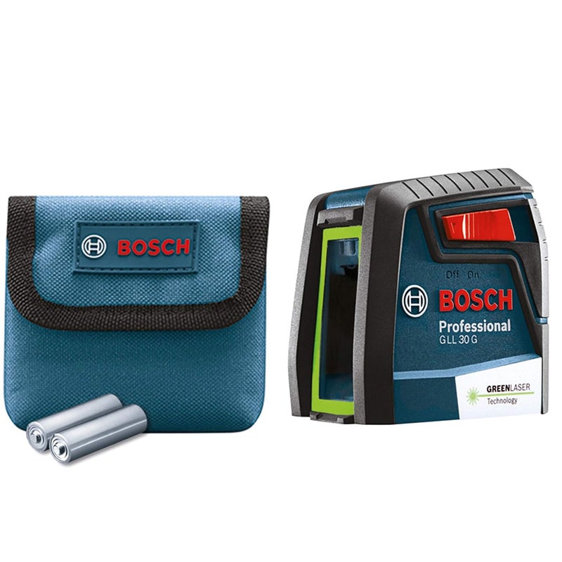 BOSCH Bosch Professional GLL 30 G Line Laser 10m Green Laser Self Levelling Blue - Image 2