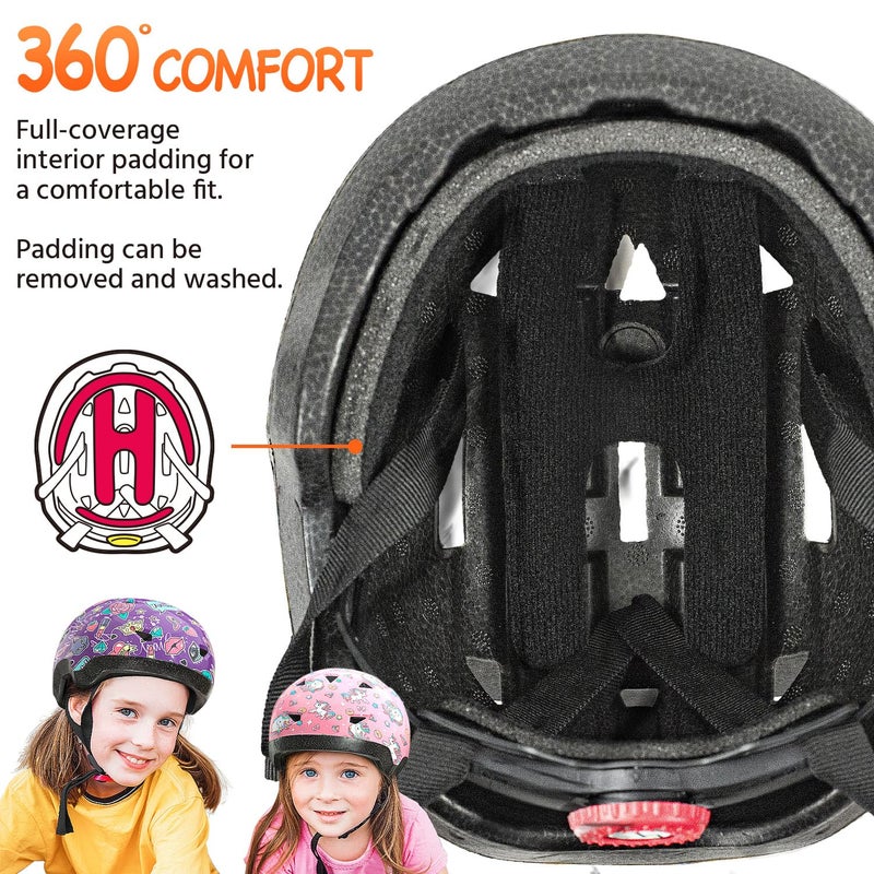 MOUNTALK Toddler Bike Helmet for Boys and Girls, Adjustable Kids Helmets from Infant/Baby to Children, 1/2/3/4/5/6/7/8 Years Old-Blue Monster XS - Image 4