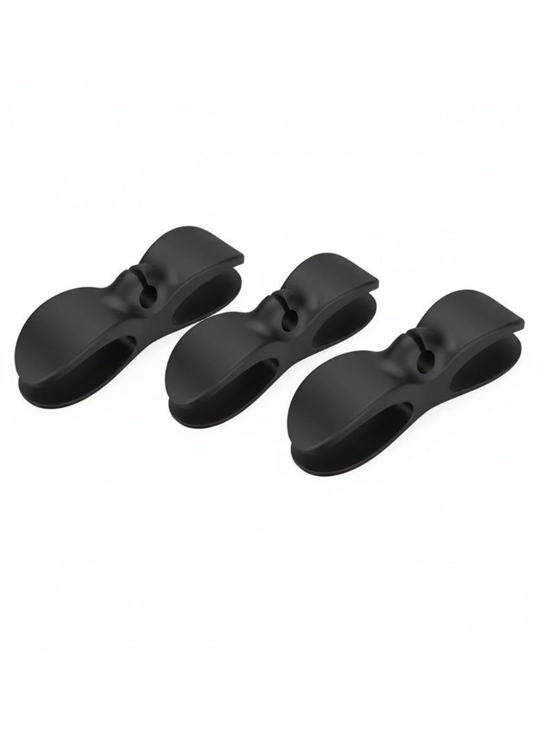 منظم أسلاك مبتكر – عبوة تحتوي على 3 قطع لتنظيم كابلات الأجهزة المنزلية والمكتبية كود 5407 - Image 4