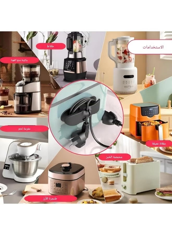 منظم أسلاك مبتكر – عبوة تحتوي على 3 قطع لتنظيم كابلات الأجهزة المنزلية والمكتبية كود 5407 - Image 5