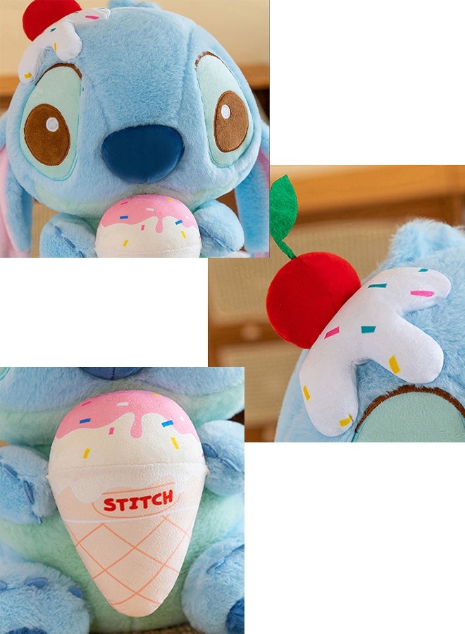 STITCH 50cm cartoon stitch blue plush doll toy skin-friendly soft doll birthday gift, suitable for adults and children's gifts - Image 5