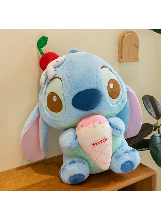 STITCH 50cm cartoon stitch blue plush doll toy skin-friendly soft doll birthday gift, suitable for adults and children's gifts - Image 1