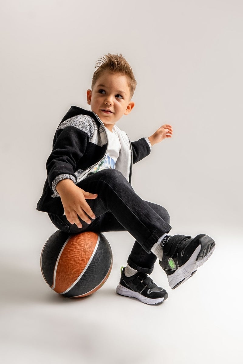 Mnpc Boys Black Anatomical Casual Shoes  - Image 3