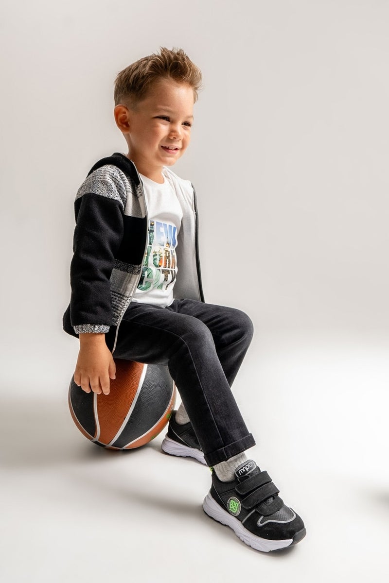 Mnpc Boys Black Anatomical Casual Shoes  - Image 1