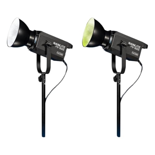 NANLITE FS-300C 300w RGB Studio Spotlight, 2700K-7500K, APP Control,Led Video Light Bowens Mount for Photography, Videography,Live Streamer,Content Creation - Image 3