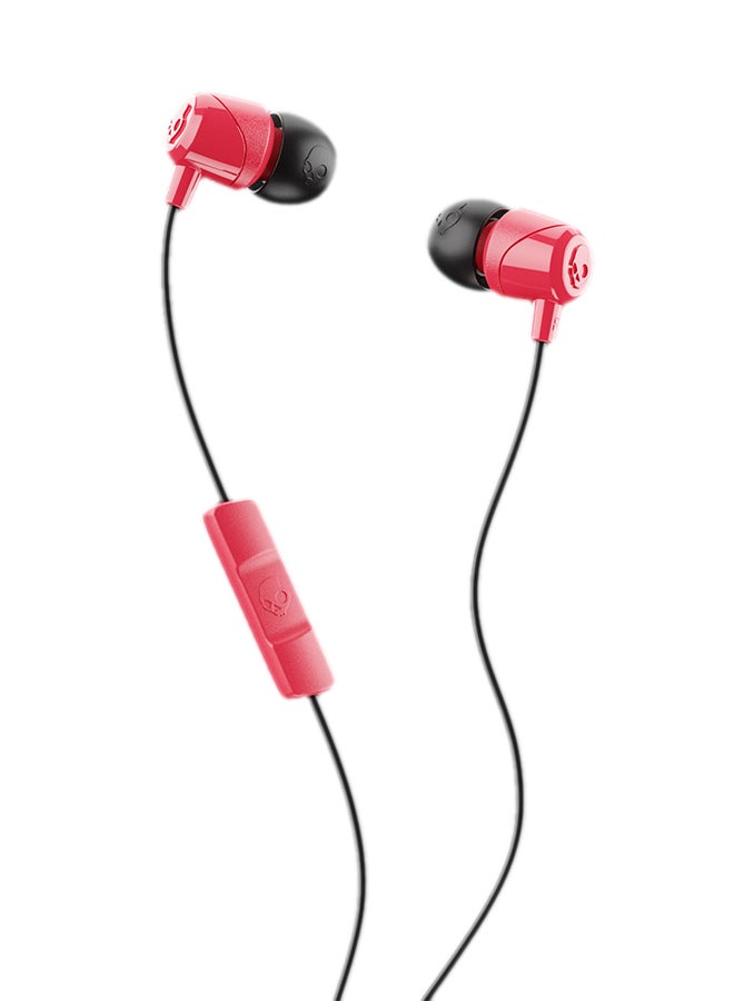 Skullcandy Jib In-Ear Noise-Isolating Earbuds With Microphone and Remote For Hands-Free Calls Red/Black - Image 1