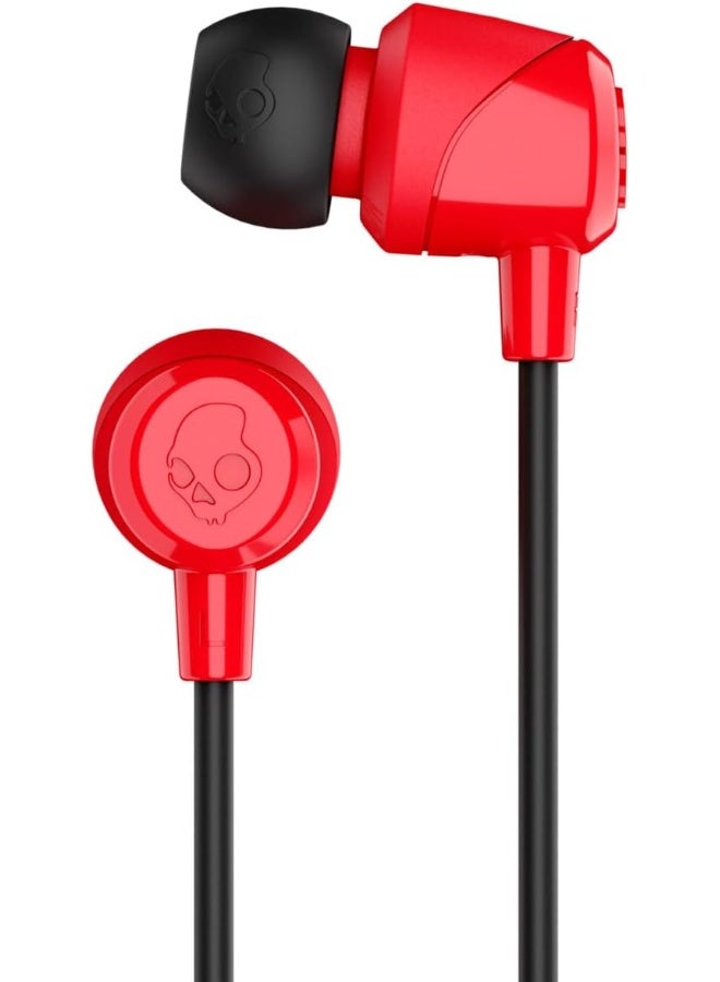 Skullcandy Jib In-Ear Noise-Isolating Earbuds With Microphone and Remote For Hands-Free Calls Red/Black - Image 3