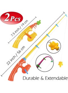 ™ مجموعة من 2 عصا صيد مغناطيسية للاستبدال - لا تتضمن الأسماك - تعليم الأطفال الصغار في وقت الاستحمام - قضبان صيد السمك (كبيرة جدًا) - pzsku/ZB2378FA71D376533EA22Z/45/_/1734347182/017459fa-7577-47c1-97c4-c7c048ae57e7