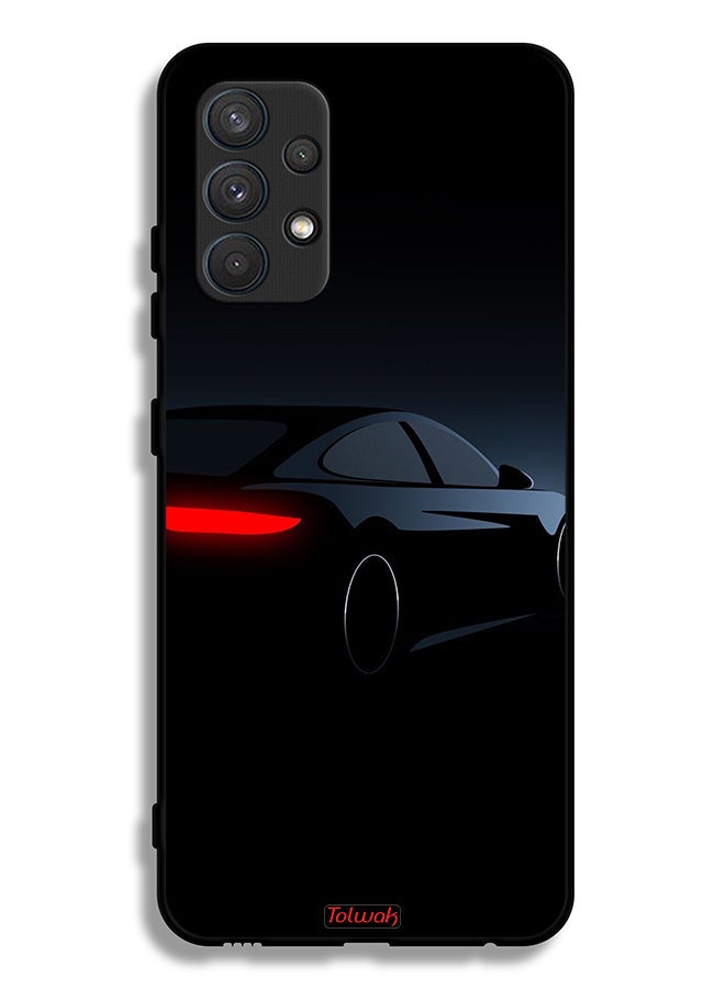 Tolwak Samsung Galaxy A32 4G Protective Case Cover Dark Car - Image 1