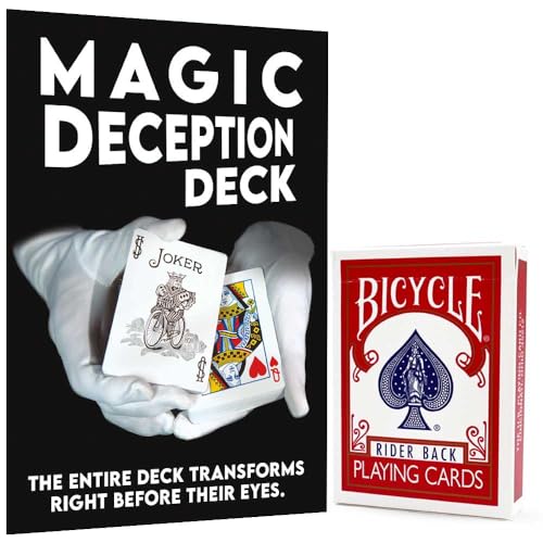 Magic Makers Magic Deception Deck  Color Changing Magic Card Trick - Image 1
