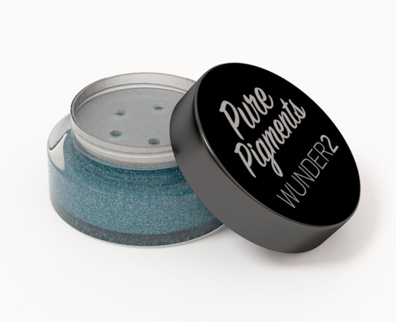 WUNDERBROW Pure Pigments Ultra-Fine Loose Color Powders for Eye Makeup, Maldives Blue, 0.04 Ounce - Image 1