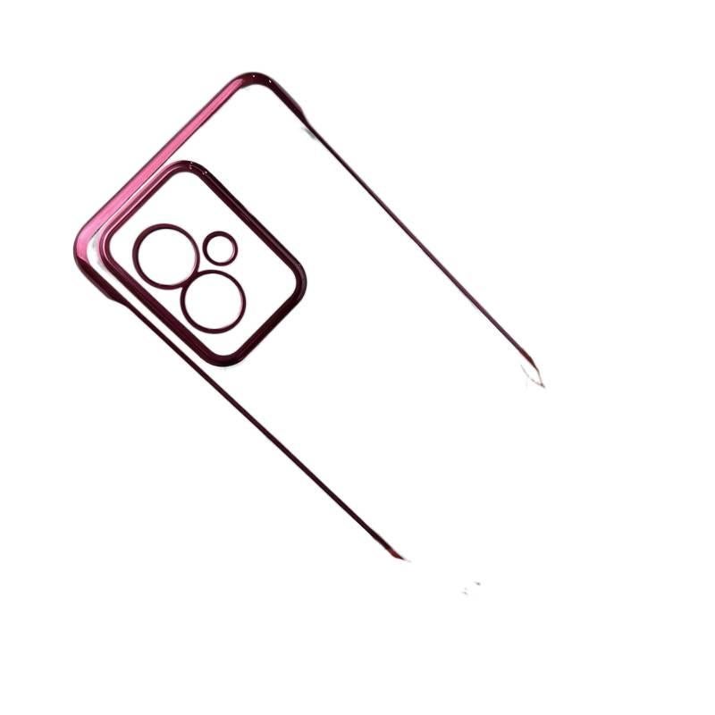MS غطاء واقي بPC لـ Redmi Note 12 مع حماية من السقوط وتصميم بدون إطار مع مقاوم للصدمات مع تبديد الحرارة مع مقاوم للخدش باللون أحمر باللون الأحمر - Image 1