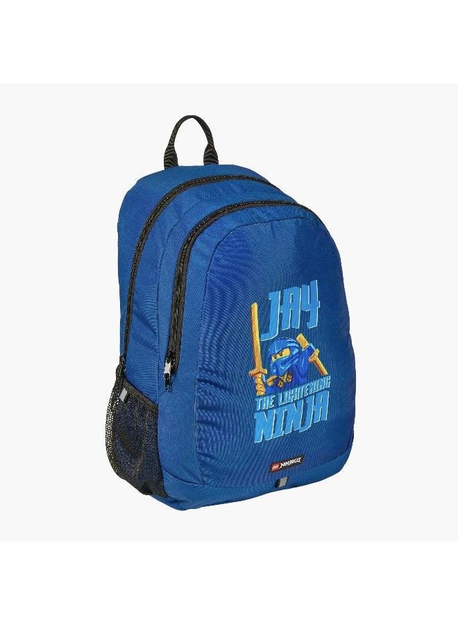 Lego Ninjago Blue Backpack for Boys - Image 2