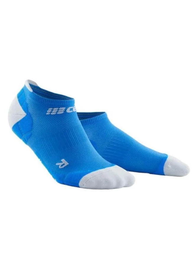 سي إي بي Ultralight Compression Socks No Show Electric Blue/Light Grey Women
