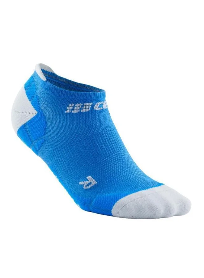 Cep  Ultralight Compression Socks No Show Electric Blue/Light Grey Women for Women | Best Price UAE