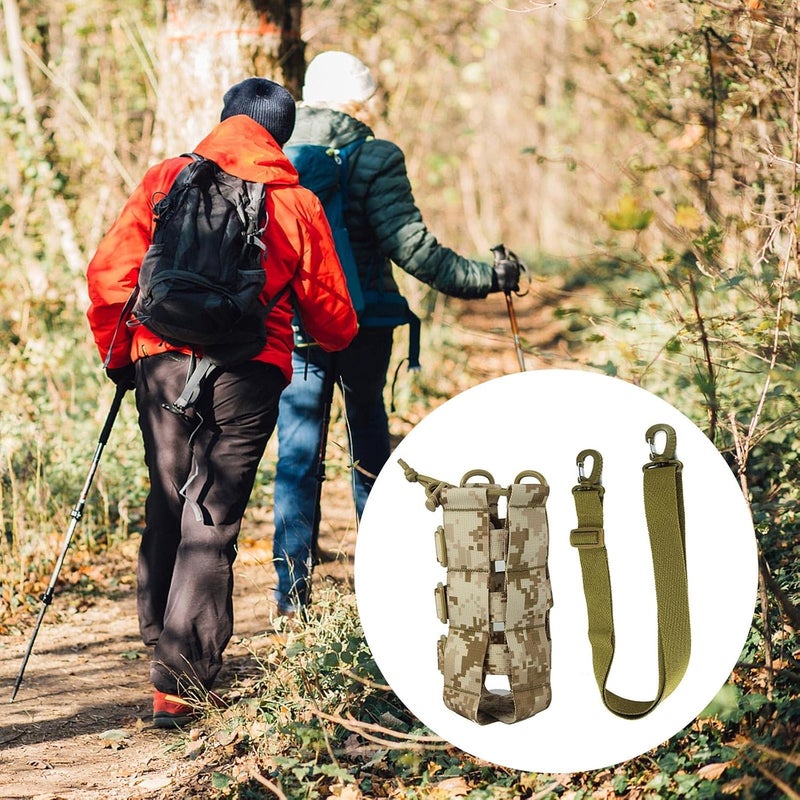 klarako Water Bottle Pouch Bag, Drawstring Water Bottle Holder Pouch, Water bottle Carry Bag Carrier Supplies - Image 3