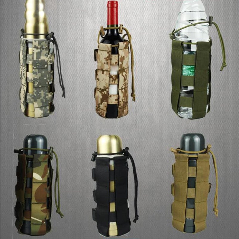 klarako Water Bottle Pouch Bag, Drawstring Water Bottle Holder Pouch, Water bottle Carry Bag Carrier Supplies - Image 2