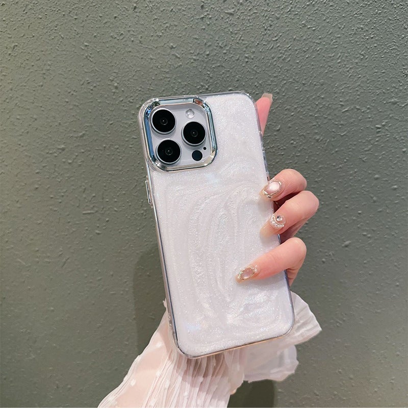 Glitter Glue Phone Case Suitable for Apple 17Promax Accessible Luxury Simple Iphone15Plus Women''s New Soft Case - Image 4