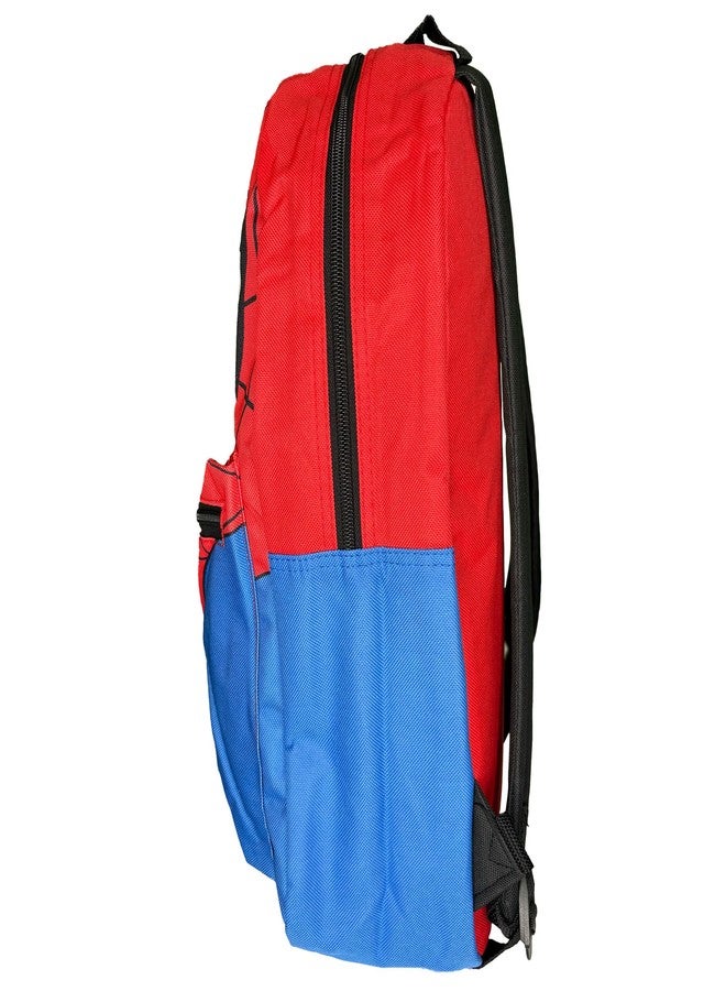 فاست فوروورد حقيبة ظهر كبيرة الحجم مقاس 16 بوصة بتصميم سبايدرمان ثلاثي الأبعاد، للأولاد والأطفال - Image 4