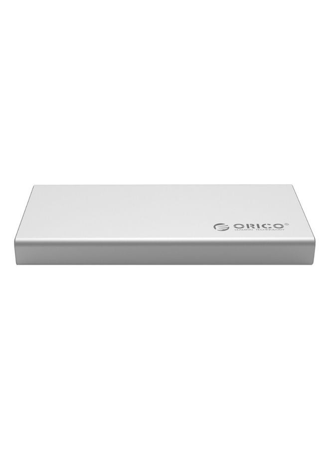 ORICO MSA-UC3 USB 3.1 Type C Aluminum External Storage Enclosure Hard Disk Box for 50mm x 30mm M-SATA SSD(Silver) - Image 3