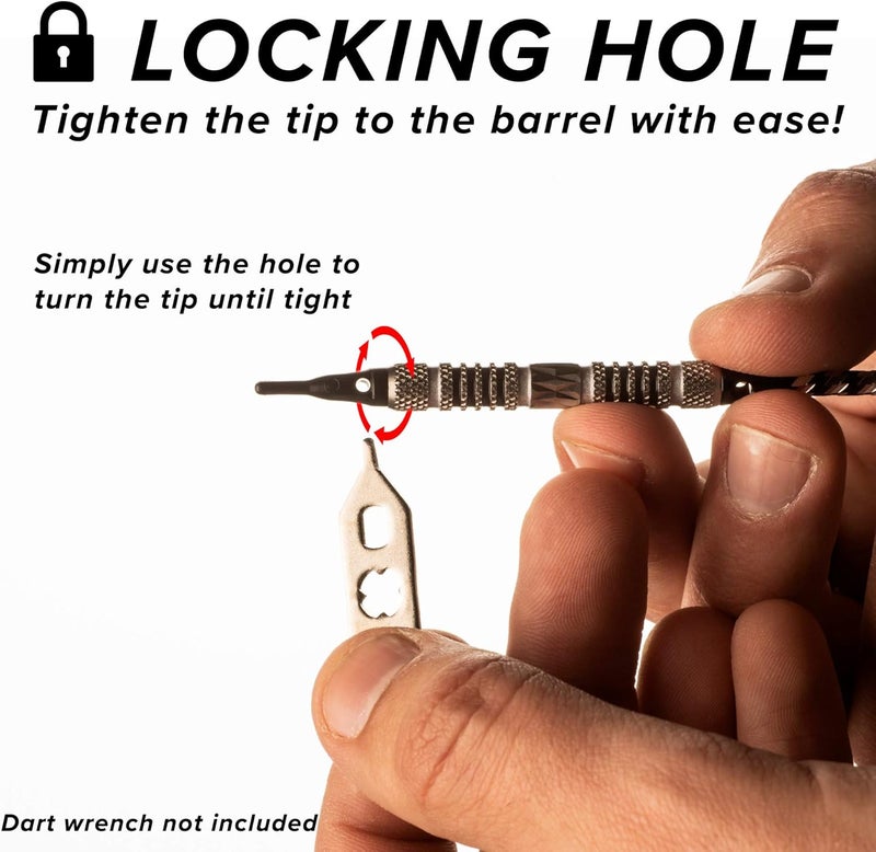 Viper Tufflex S.S. Super Short 2BA Thread Soft Tip Dart Points - 100 Pack - Image 5