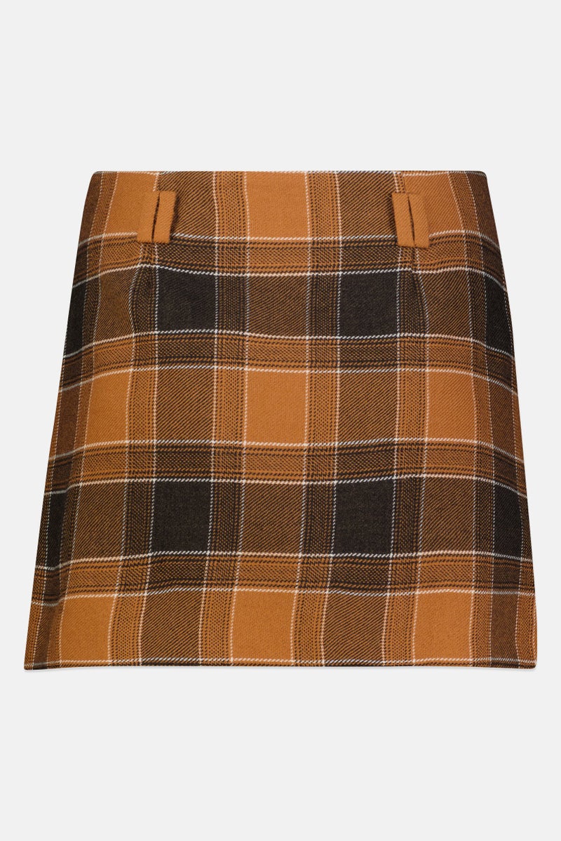 GANT Women Checkered Mini Skirt, Multicolor - Image 2