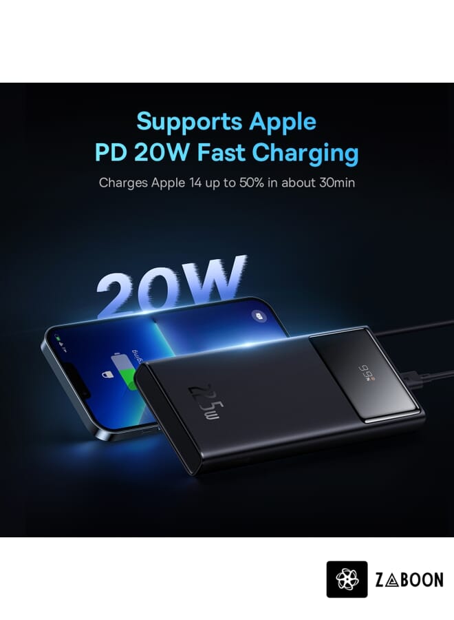 Zaboon بايوس ستار لورد شاحن متنقل سريع بشاشة رقمية 10000 مللي أمبير 22.5 واط - Image 4
