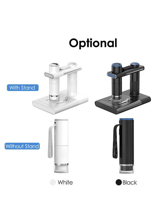 Generic 1200X Microscope with Stand Hands-free Wireless WiFi Microscope Rechargeable Endoscope Magnifier Optical Digital Camera  - Image 3