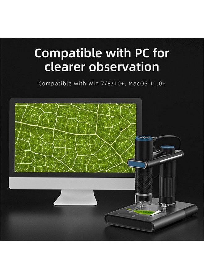 Generic 1200X Microscope with Stand Hands-free Wireless WiFi Microscope Rechargeable Endoscope Magnifier Optical Digital Camera  - Image 4