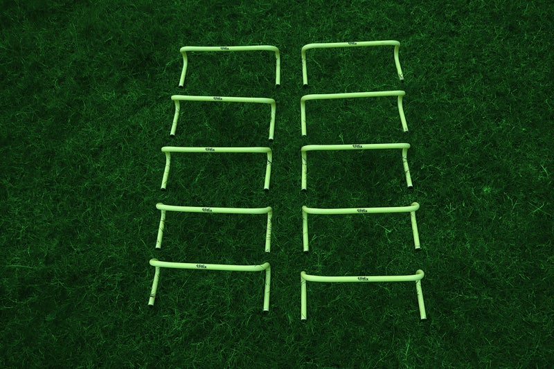 Fitfix® Training Hurdles for Field Training and Speed Coordination ! Hurdles for Kids Occupational Therapy 6,9,12 Inch Agility Hurdles (6.0 Inches, Qty 10 Pcs) - Image 5