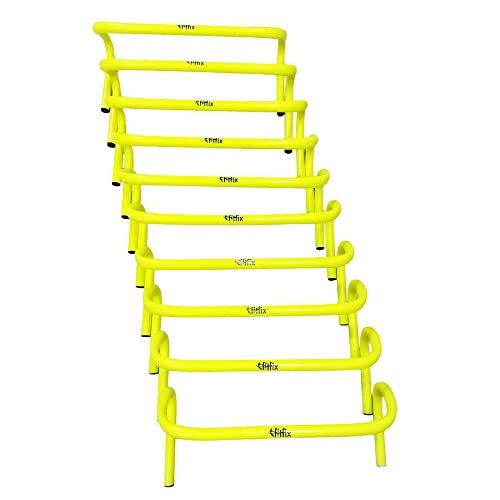Fitfix® Training Hurdles for Field Training and Speed Coordination ! Hurdles for Kids Occupational Therapy 6,9,12 Inch Agility Hurdles (6.0 Inches, Qty 10 Pcs) - Image 2