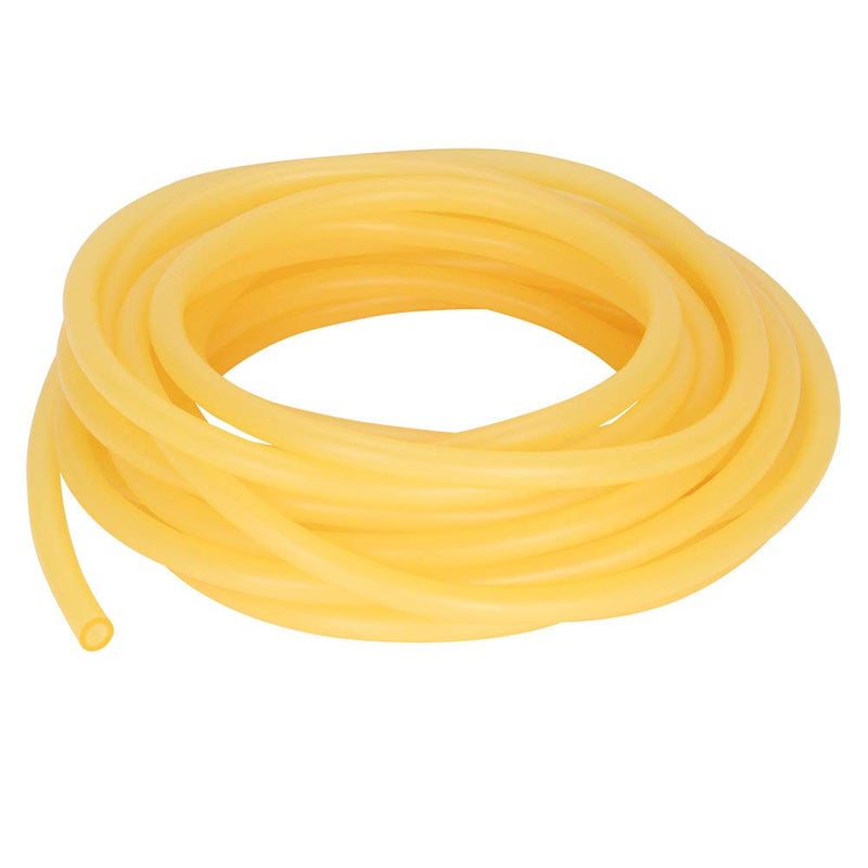 StonyLab Rubber Tubing Pure Latex Amber Tubing Natural Rubber Tube 716 inch 12 mm OD 516 inch 8 mm ID Highly Elastic and Strong 33 Feet 10 Meter