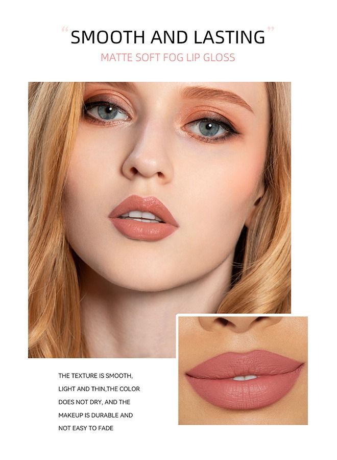 Julystar 3 Pieces Fruit Lip Glaze Set, Liquid Lip Glaze Waterproof Long Lasting Lip Gloss Nonstick Cup Nude Smoothing Lipstick Makeup Set Makeup Kits, Cherry - Image 4