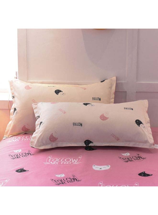 NIBEMINENT 4-Piece European Style Luxury Jacquard Single Bedding Set Polyester Multicolour - Image 3