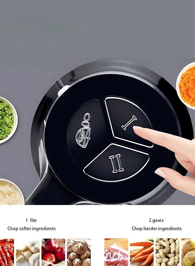 توسكانا يو مفرمة وطاحونة اللحم الكهربائية 5 لتر 500 واط مع سرعتين متغيرتين ووعاء من الفولاذ المقاوم للصدأ، مفرمة الطعام للحم والخضروات كالبصل ,الزنجبيل ,الثوم . خلاط مفرمة المطاعم / المطبخ - Image 3