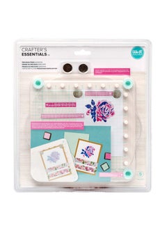 We R Memory Keepers Precision Press Advanced Perfect Stamps Every Time For Cards Layouts Up To 12 Inch Paper Acrylic Stamping Block Nonslip Grip  - Image 2