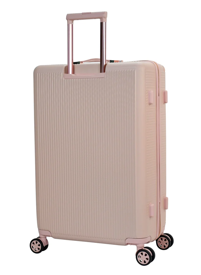 سيناتور Hard Case Luggage Trolley For Unisex ABS Lightweight 4 Double Wheeled Suitcase With Built In TSA Type Lock A5123 Milk Pink