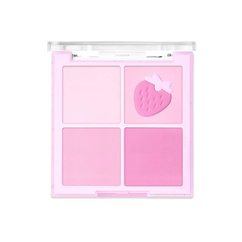 Dasique Blending Mood Cheek #06 Berry Smoothie | 4 Blendable Shades in Lightweight Smooth Powder | Vegan | Pink Blush - Image 4