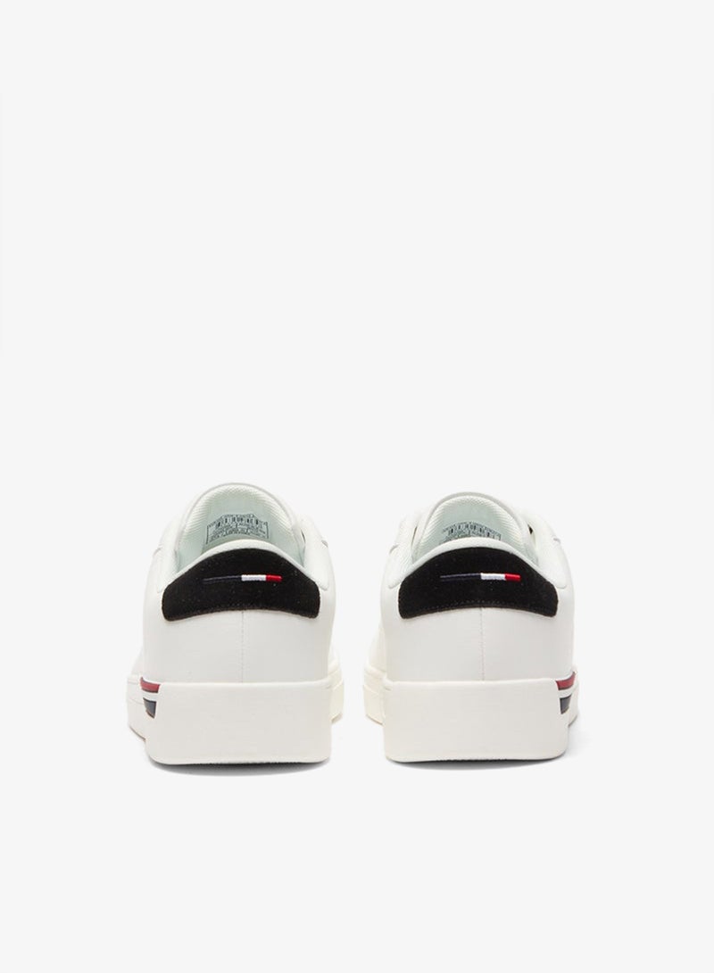 U.S. Polo Assn. Men's White Low-Top Sneakers - Lightweight Shoes Timeless Lace-Up Style, Ideal for Casual Outings - Image 5