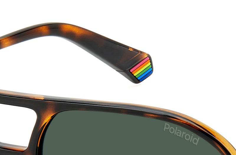 بولارويد نظارات شمسية مربعة بجسر مزدوج - Image 1