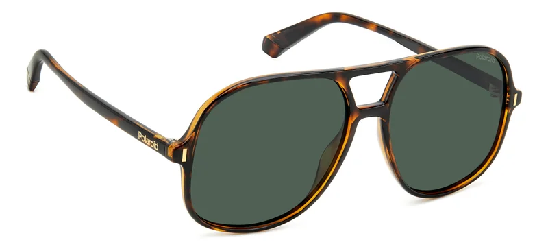 Polaroid Square Double Bridge Sunglasses Frames