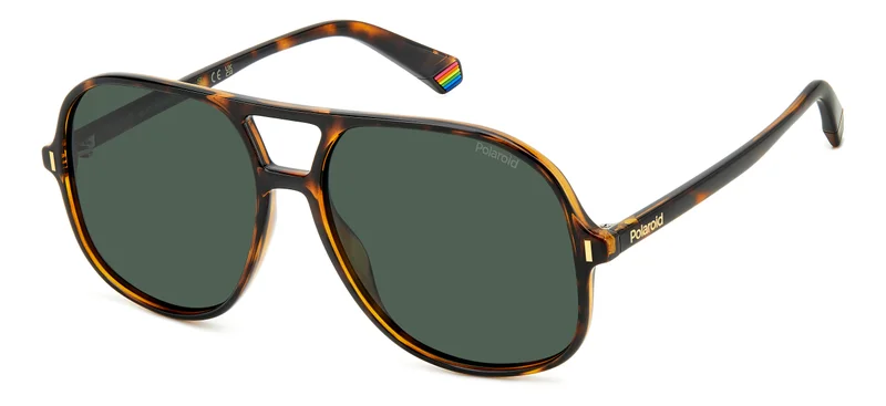 Polaroid Square Double Bridge Sunglasses Frames