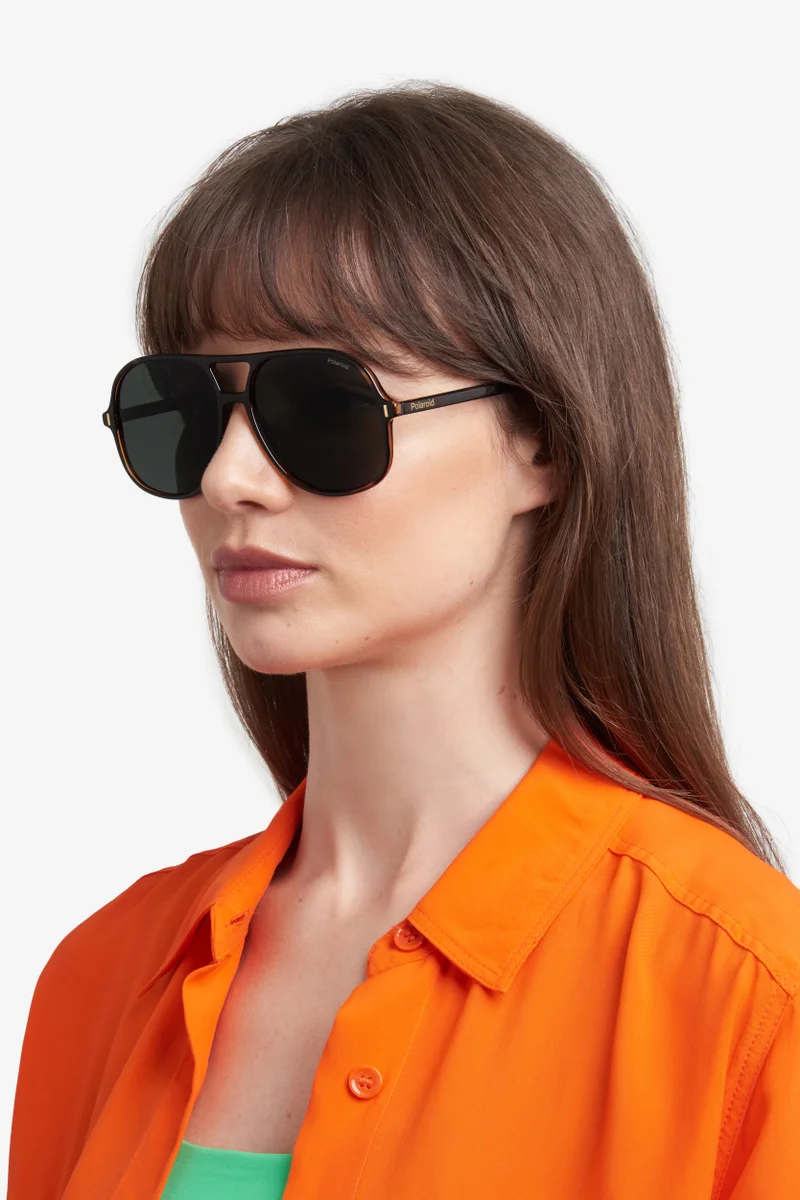 Polaroid Square Double Bridge Sunglasses Frames