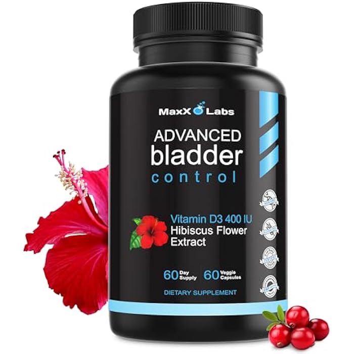 MaxX Labs Advanced Bladder Control Supplements for Women & Men - Supports Urinary Tract Health - Helps Overactive Bladder & Urinary Tract Infection - Cranberry Pills + Pumpkin Seed Oil Extract, 60 Ct - Image 1