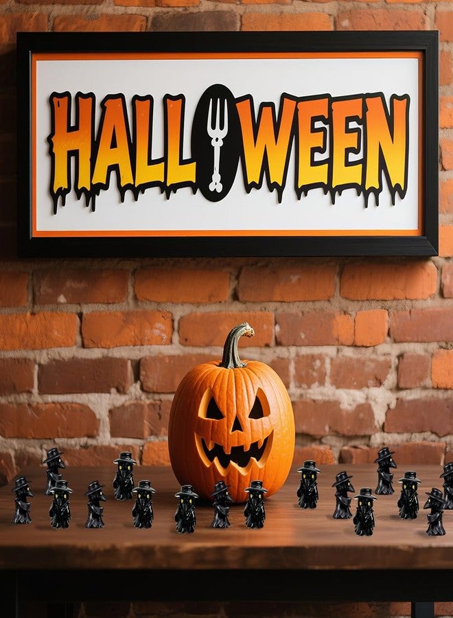 AWEELON 30 PCS Mini Plague Doctor Figurines Black Raven Mini Resin Figurines to Hide Gothic Scary Miniature Crows Decor for Halloween Indoor Home Decor Party Ornament Gifts - Image 5