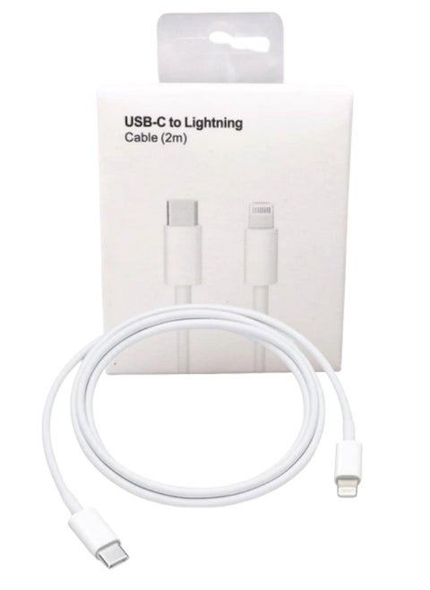 Apple iPhone Charger Cable 2M[MFi Certified] USB C to Lightning Cable Fast Charging Power Delivery PD 20W iPhone Cable for iPhone 14/14 Pro/14 Plus/14 Pro Max, iPad Pro, iPhone 8-13 All Series