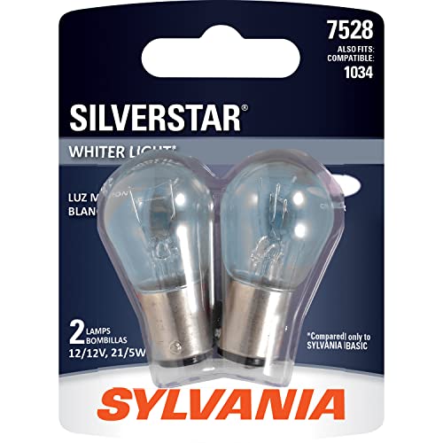 SYLVANIA - 7528 SilverStar Mini Bulb (Contains 2 Bulbs) - Image 1