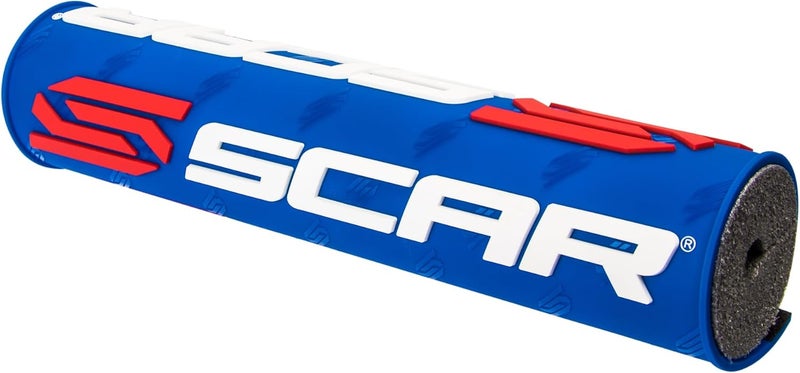 Round handlebar bar pad for crossbar Motocross ATV Motorcycle Dirtbike Enduro Supermoto - Blue